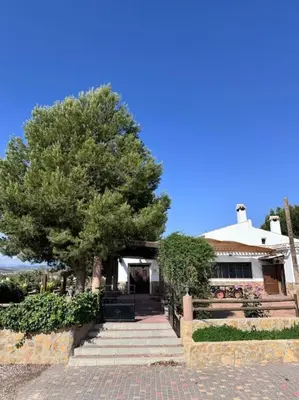 Jardín al aire libre en Cortijo Bernardino
