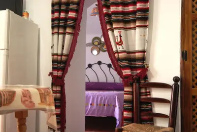 Cama o camas de una habitación en Cueva de María 1