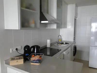 Una cocina o zona de cocina en Vera Playa apartment