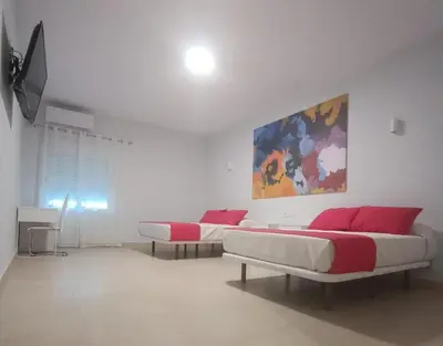 Zona de estar de Hostal El Encuentro