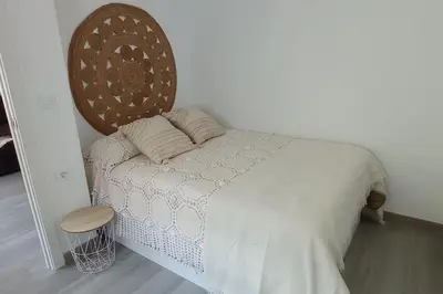 Cama o camas de una habitación en Casa Pita