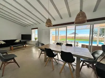 Una televisión o centro de entretenimiento en Casa de la Abuela, a estrenar! escapada Rural