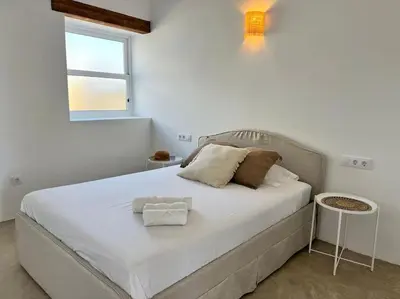 Cama o camas de una habitación en Casa de la Abuela, a estrenar! escapada Rural