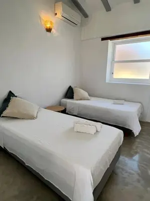 Cama o camas de una habitación en Casa de la Abuela, a estrenar! escapada Rural