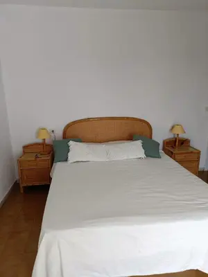 Cama o camas de una habitación en Apartamento en Calarreona