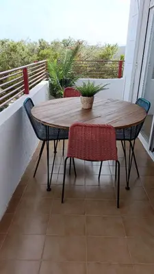 Un balcón o terraza de Apartamento en Calarreona