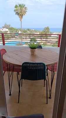 Un balcón o terraza de Apartamento en Calarreona