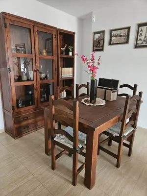 Una cocina o zona de cocina en Apartamento sol playa deportes
