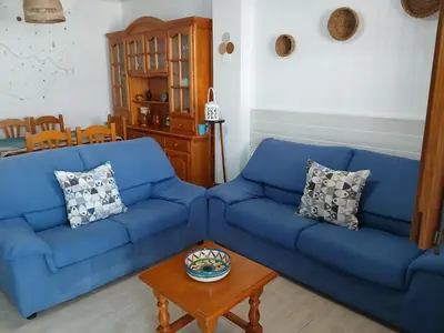Zona de estar de La casita salinera
