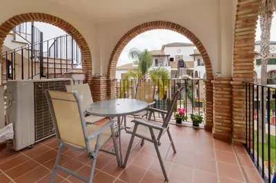 Un balcón o terraza de R2307 Al Andalus Residencial Vera Playa Almería