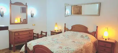 Cama o camas de una habitación en Cueva Antonia