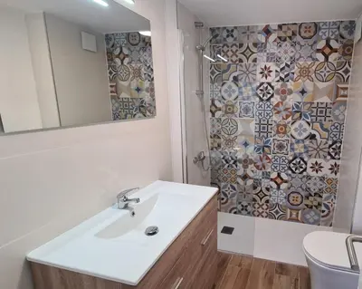 Un baño de CT 344 AL - Faro's Teckel Apartments Geminis Sky