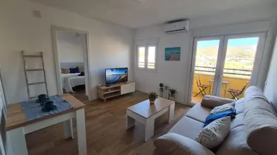Una televisión o centro de entretenimiento en CT 344 AL - Faro's Teckel Apartments Geminis Sky