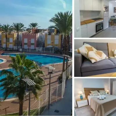 NUEVO en Vera # Playa a 8min # Relax # WIFI # Smart TV # Apartamento