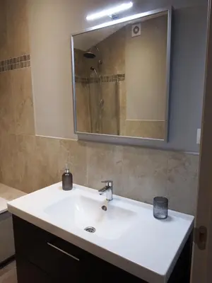Un baño de Great apartment in Arboleas