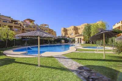 Piscina en o cerca de Vera Playa El Faro Magnifico Apart Piscina Wifi