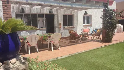 Jardín al aire libre en Casa Jamila