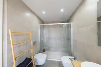 Un baño de Villa Borghese