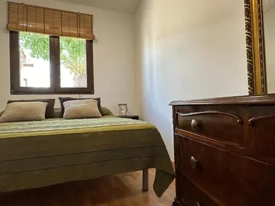 Cama o camas de una habitación en Apartamento en preciosa villa rural rodeado de naturaleza
