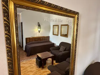 Zona de estar de Apartamento en preciosa villa rural rodeado de naturaleza