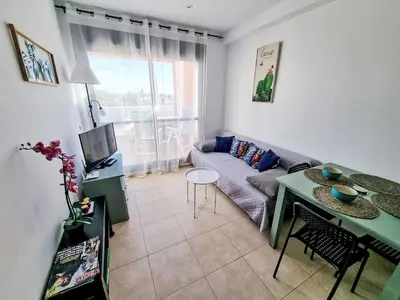 Zona de estar de Apartment Sotavento by Interhome