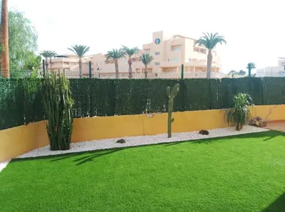 Jardín al aire libre en Magnífico apartamento en Vera