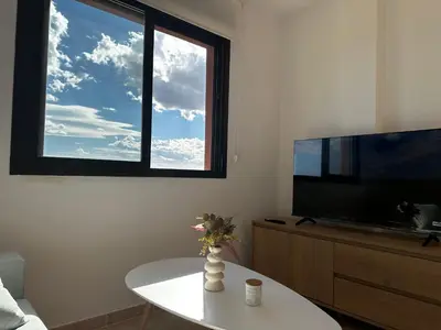 Una televisión o centro de entretenimiento en Casa PABLO
