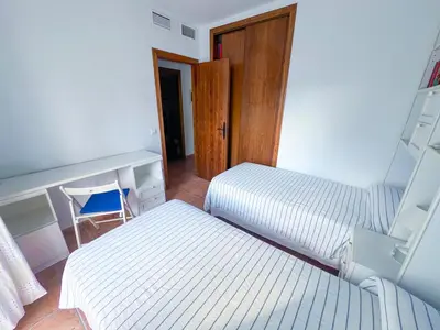 Cama o camas de una habitación en La Casita Azul