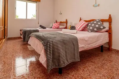 Cama o camas de una habitación en Casa Mari