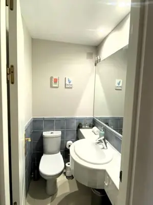 Un baño de Casa Terrazas Del Golf - Mojacar Playa