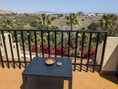 Un balcón o terraza de Penthouse Casa Andreas, Mojacar