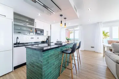 Una cocina o zona de cocina en Santa Clara Dream Beach