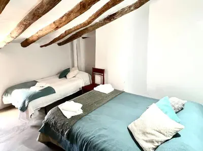Cama o camas de una habitación en Casas de Vela