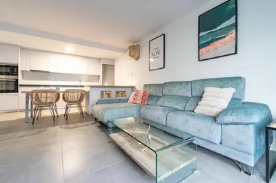 Zona de estar de TrendyHomes Cantal Beach Mojácar