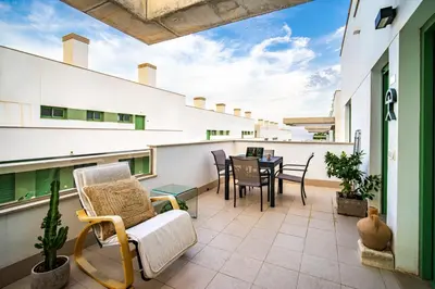 Un balcón o terraza de TrendyHomes Cantal Beach Mojácar