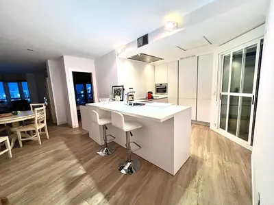 Una cocina o zona de cocina en Villa Anita, primera linea de playa en la mejor zona de Águilas