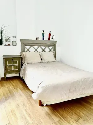 Cama o camas de una habitación en Villa Anita, primera linea de playa en la mejor zona de Águilas