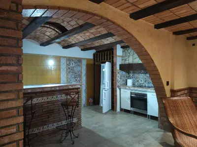 Una cocina o zona de cocina en La Gran Casa de Galera
