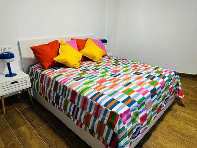 Cama o camas de una habitación en El Atardecer