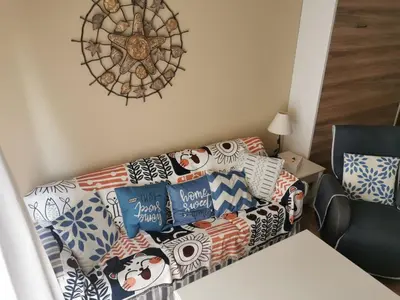Cama o camas de una habitación en Oasis Vera, Atico con piscina privada
