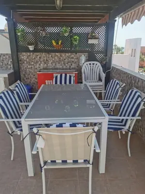 Plano de Oasis Vera, Atico con piscina privada