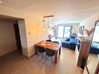 Zona de estar de Penthouse Aguilon Golf
