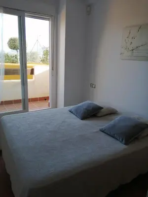 Cama o camas de una habitación en Lomas del mar V