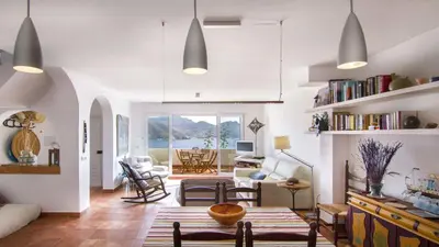 Zona de estar de Casa la Pita de los Genoveses