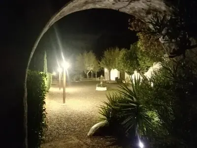 Jardín al aire libre en Alquería de Gítar