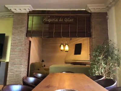 Zona de estar de Alquería de Gítar