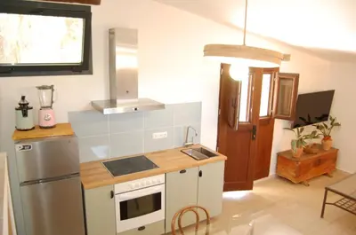 Una cocina o zona de cocina en La cochera de la noria