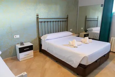 Cama o camas de una habitación en CT 355 AL - Faro's Pechina Rural - Disfruta de un Cortijo!