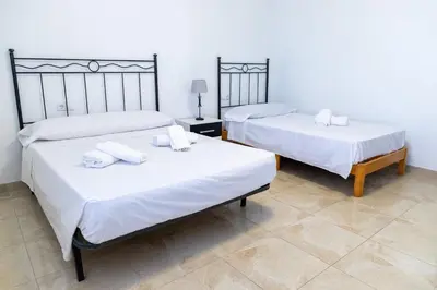 Cama o camas de una habitación en CT 355 AL - Faro's Pechina Rural - Disfruta de un Cortijo!