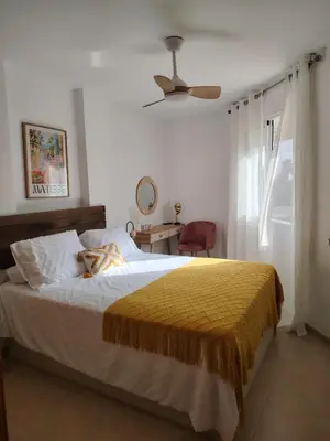 Cama o camas de una habitación en La Casita del Marqués